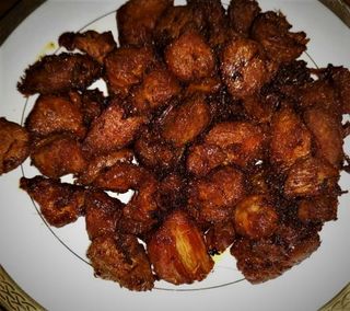 Dry garlic beef (Dry dish)