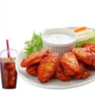 M 8:Menú alitas 6 uds