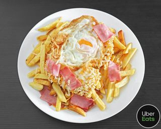 Frango Fixe N'chips com Ovo Estrelado