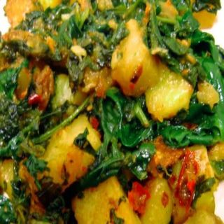 Aloo Palak Bhaji