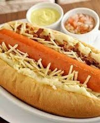 Cachorro especial com batata