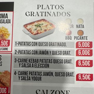 3. Patatas Con Carne Kebab