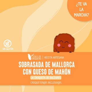 Croquetas de sobrasada con queso de Mahón (2 uds.)