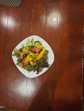 Салат "Овощи гриль" с пикантной заправкой