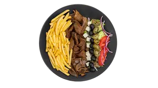 Kebap DeLuxe na talerzu