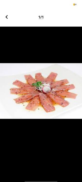 61 Carpaccio tuna