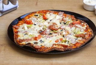 Pizza Oltenească cu praz Ø 32cm
