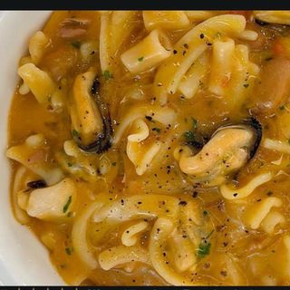 Pasta e fagioli con le cozze 