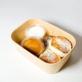 Сирники зі сметаною та солоною карамеллю 230г)