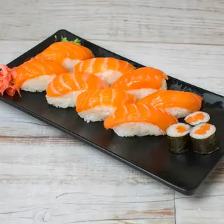 Sushi & Maki De Salmón 4+3