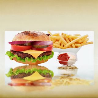 Meniu  Cheeseburger "Vită,,