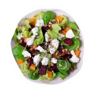 Ensalada de queso de cabra