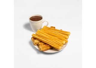 1 RACIÓN CHURROS + 1 RACIÓN PORRAS + 0,5L DE CHOCOLATE (2 PERSONAS)