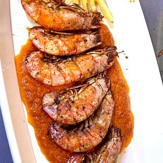 Gamberoni Affogati Al Cognac