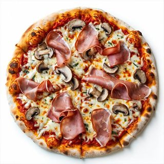 Prosciutto e funghi