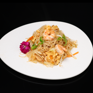 37.Fideos De Arroz Con Pollo Y Gambas