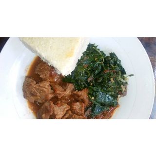 Beef +Ugali