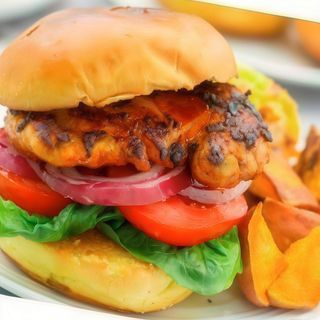 Hamburguesa De Pollo Filete