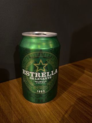 Cerveza Estrella Lata (330 Ml.)