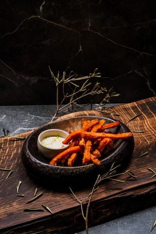 Batat crocant cu parmezan