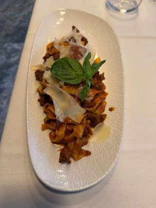 Спагети телешко рагу