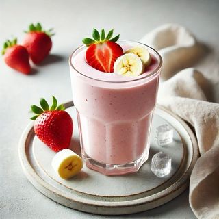 Fresa y Plátano en Leche (500 ml)