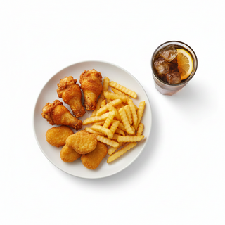 Menú Alitas Y Nuggets (8 Uds.)
