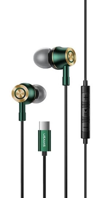 Usams Us-sj482 Ep-43 Green Type-c Ყურში