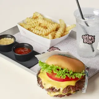  MENU DOUBLE CHEESE BURGER 