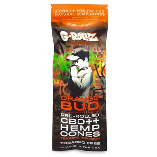 G-Rollz Blunt Pre-Rulat Din Canepa, Cbd Banksy's Graffiti Orange Bud  x2buc