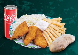 Meniu Zeus Șnițel + răcoritoare