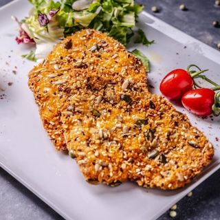 Meniu Snitel de pui cu cartofi prajiti