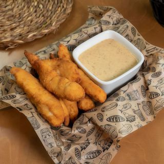 Langostinos Crujientes Con Salsa Picante