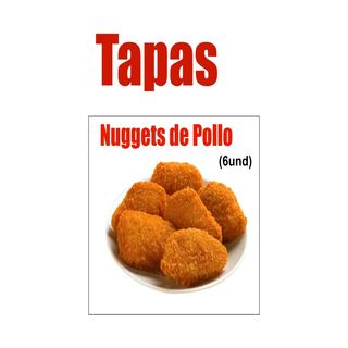 Tapa Nuggets De Pollo (6 Uds.)