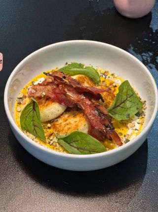 Serniczki s sosem dyniowym