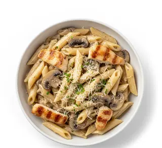 Penné Poulet Champignons