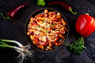 Cartofi taranesti cu sunculita