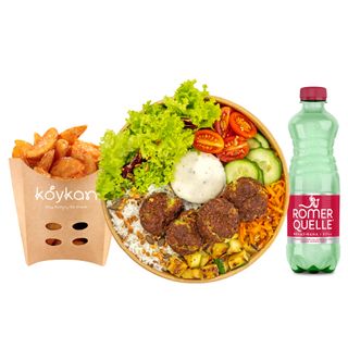 (Vegan) Falafel Tahini bowl Menu