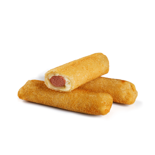 Enrolado de Salsicha com Queijo