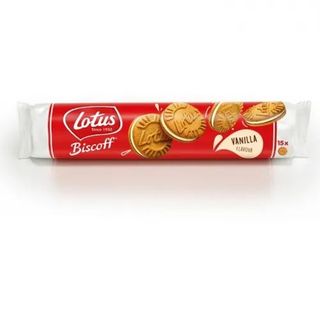 Galletas Rellenas de Crema de Vainilla Lotus Biscoff 150 Gr.