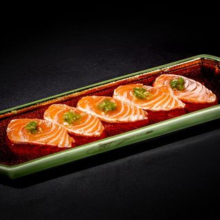 W166 Carpaccio Salmón Flameado Especial