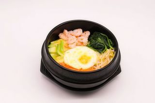 Riso coreano con gamberi - piccante