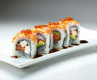 Gluten free - viola miura - 8 pezzi pelle di salmone cotta