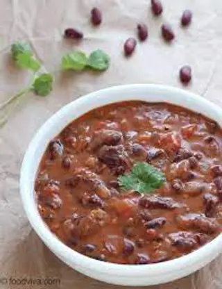 rajmah masala+riso bianco