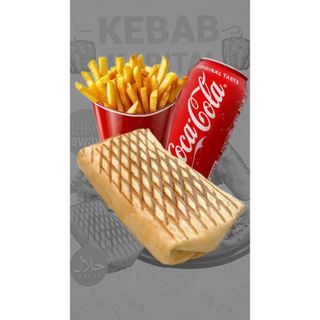 Menu kebab shawarma mixto