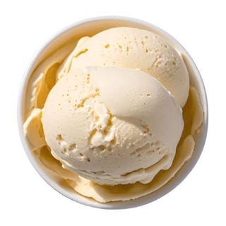 Helado de vainilla y de dulce de leche