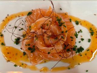 Sashimi de Salmão