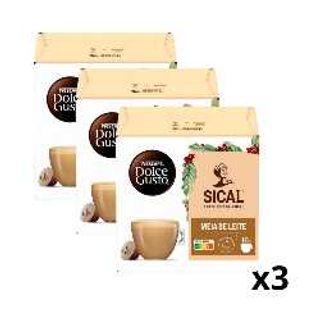 Pack Meia Leite Sical - Dolce Gusto 3x16un.