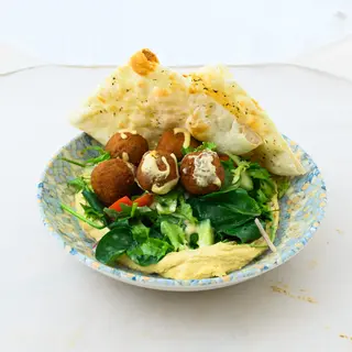 Vegan Hummus Falafel