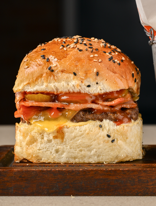 Bacon and Cheese Square